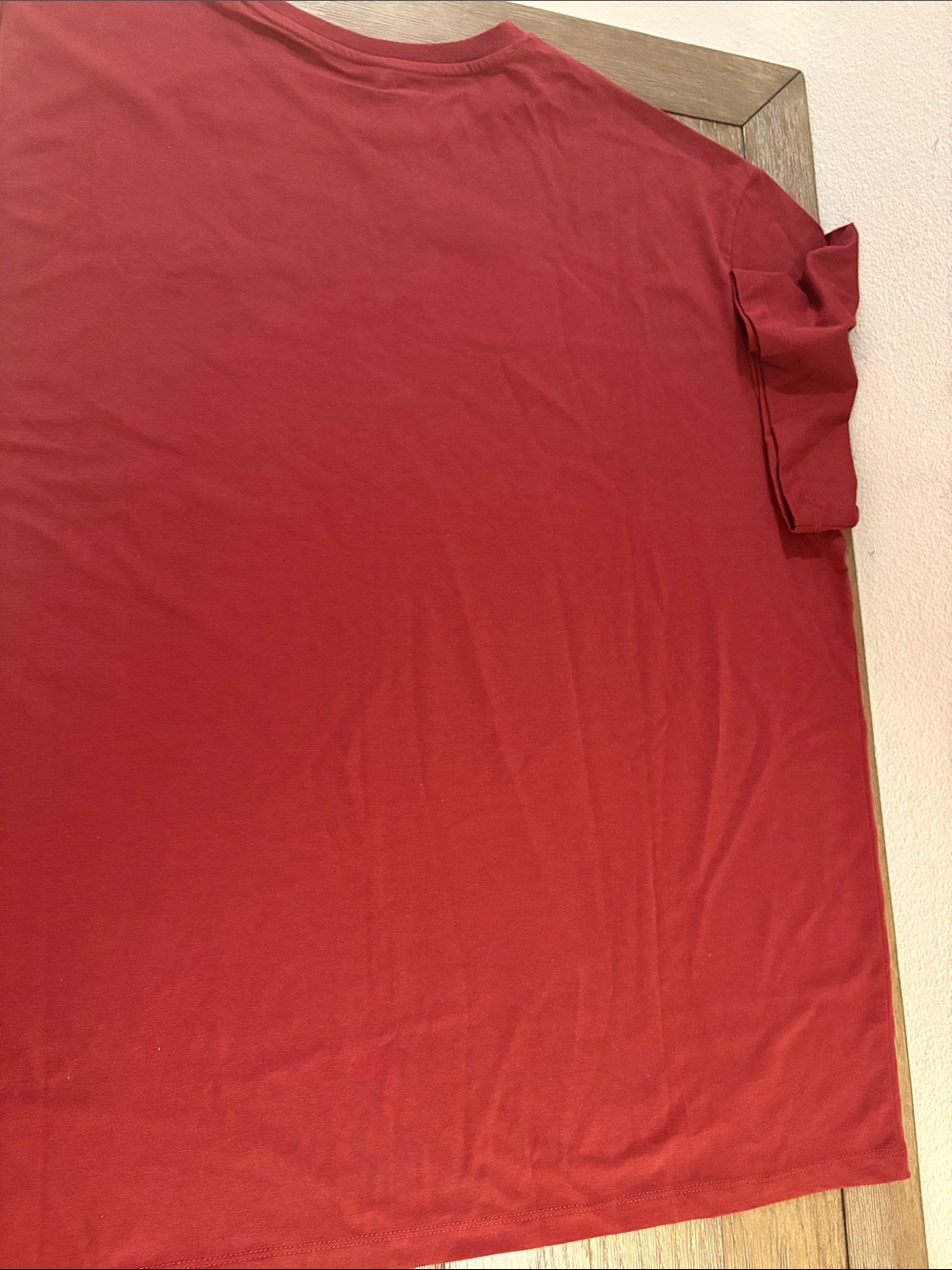 NWT [Oner Active] Classic Oversized Lightweight T-Shirt Rosewood (red) Womens XL - Picture 7 of 12